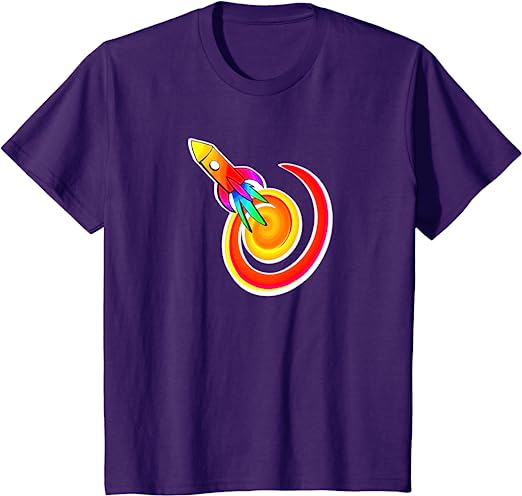 Colorful Blastoff Purple Shirt